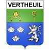 Vertheuil 33 ville Stickers blason autocollant adhésif