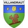 Villandraut 33 ville Stickers blason autocollant adhésif