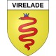 Stickers coat of arms Bazas adhesive sticker