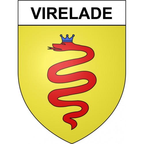 Stickers coat of arms Bazas adhesive sticker