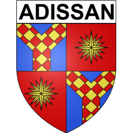 Stickers coat of arms Bazas adhesive sticker