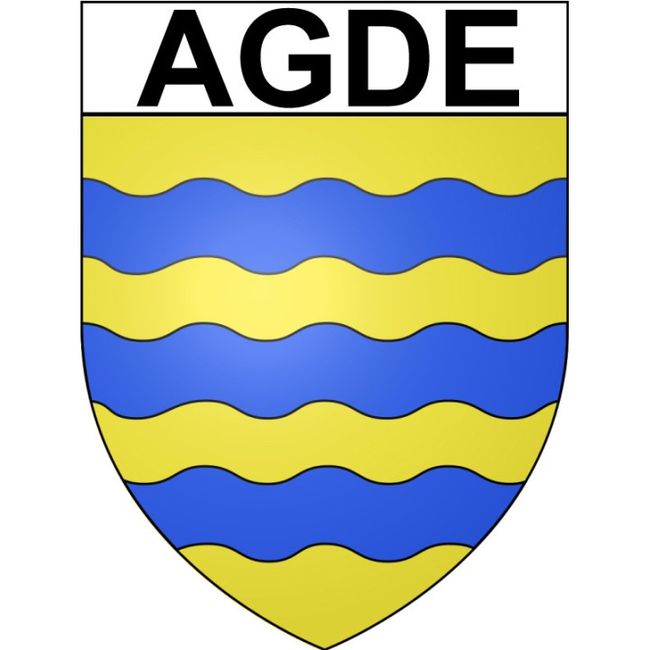 Stickers coat of arms Bazas adhesive sticker