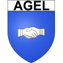 Agel 34 ville Stickers blason autocollant adhésif