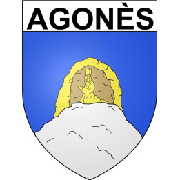 Stickers coat of arms Bazas adhesive sticker
