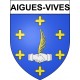 Aigues-Vives 34 ville Stickers blason autocollant adhésif