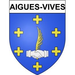 Stickers coat of arms Bazas adhesive sticker