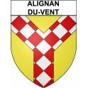 Alignan-du-Vent 34 ville Stickers blason autocollant adhésif