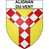 Alignan-du-Vent 34 ville Stickers blason autocollant adhésif