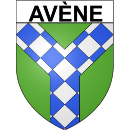 Pegatinas escudo de armas de Bazas adhesivo de la etiqueta engomada