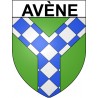 Avène 34 ville Stickers blason autocollant adhésif