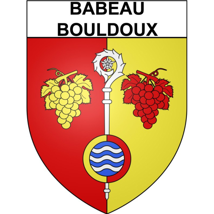 Stickers coat of arms Bazas adhesive sticker