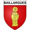 Baillargues 34 ville Stickers blason autocollant adhésif