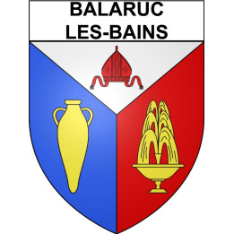 Stickers coat of arms Bazas adhesive sticker