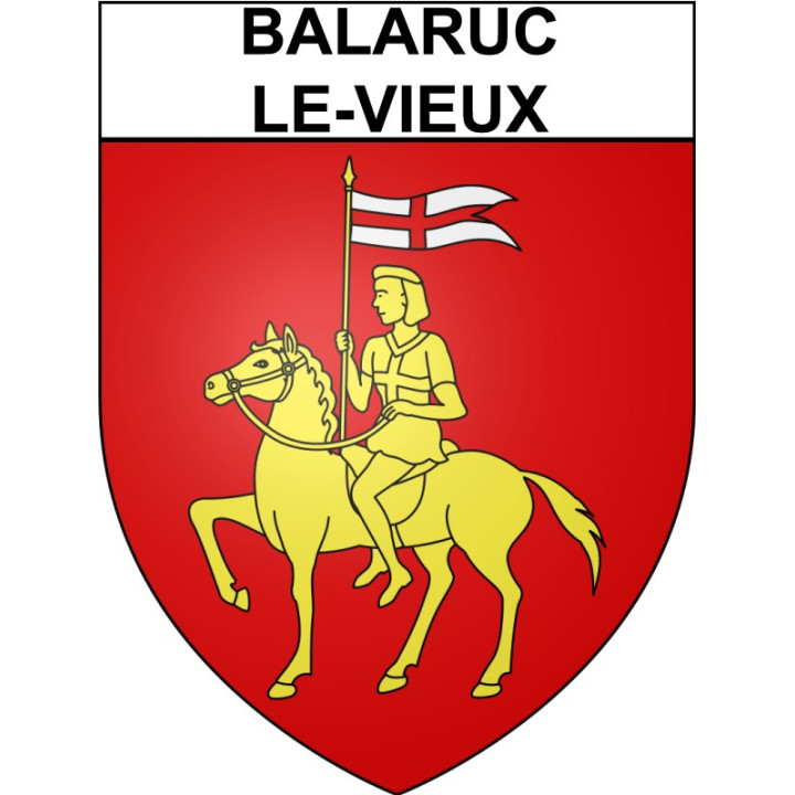 Stickers coat of arms Bazas adhesive sticker