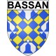 Bassan 34 ville Stickers blason autocollant adhésif