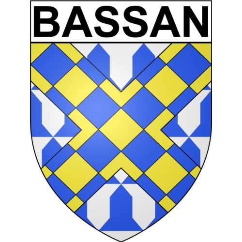 Stickers coat of arms Bazas adhesive sticker