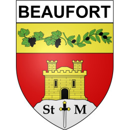 Stickers coat of arms Bazas adhesive sticker