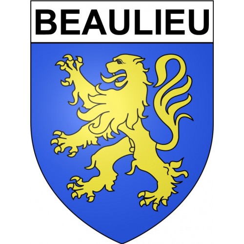 Beaulieu 34 ville Stickers blason autocollant adhésif