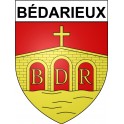 Bédarieux 34 ville Stickers blason autocollant adhésif