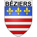 Béziers 34 ville Stickers blason autocollant adhésif