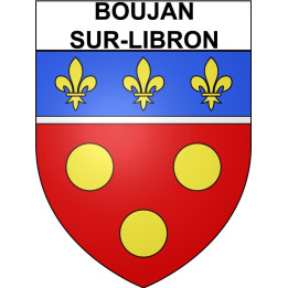 Stickers coat of arms Bazas adhesive sticker
