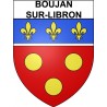 Boujan-sur-Libron 34 ville Stickers blason autocollant adhésif