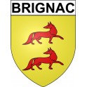 Brignac 34 ville Stickers blason autocollant adhésif