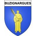 Buzignargues 34 ville Stickers blason autocollant adhésif