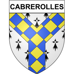 Cabrerolles 34 ville Stickers blason autocollant adhésif