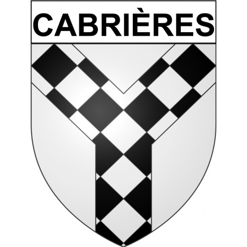 Stickers coat of arms Bazas adhesive sticker