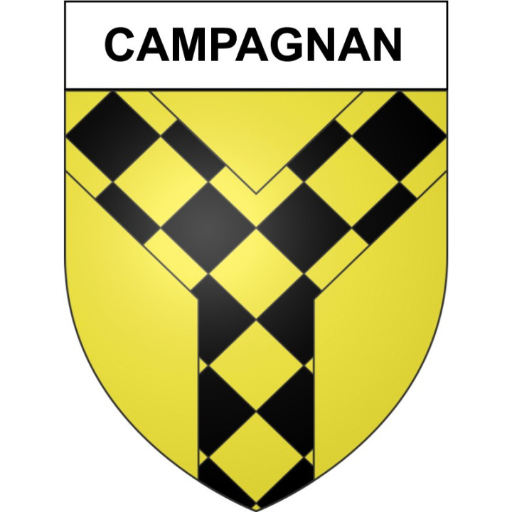 Stickers coat of arms Bazas adhesive sticker