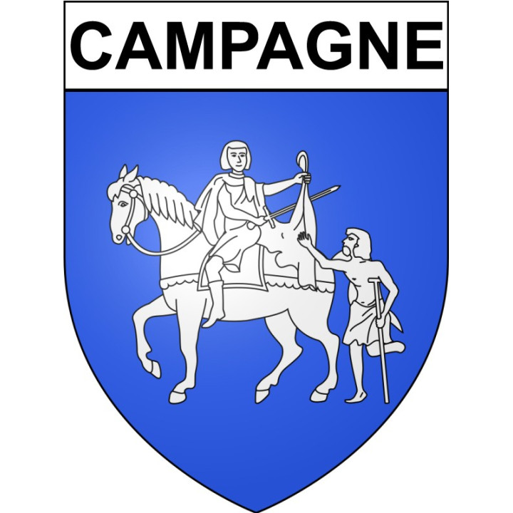 Campagne 34 ville Stickers blason autocollant adhésif