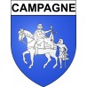 Stickers coat of arms Bazas adhesive sticker