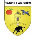 Candillargues 34 ville Stickers blason autocollant adhésif