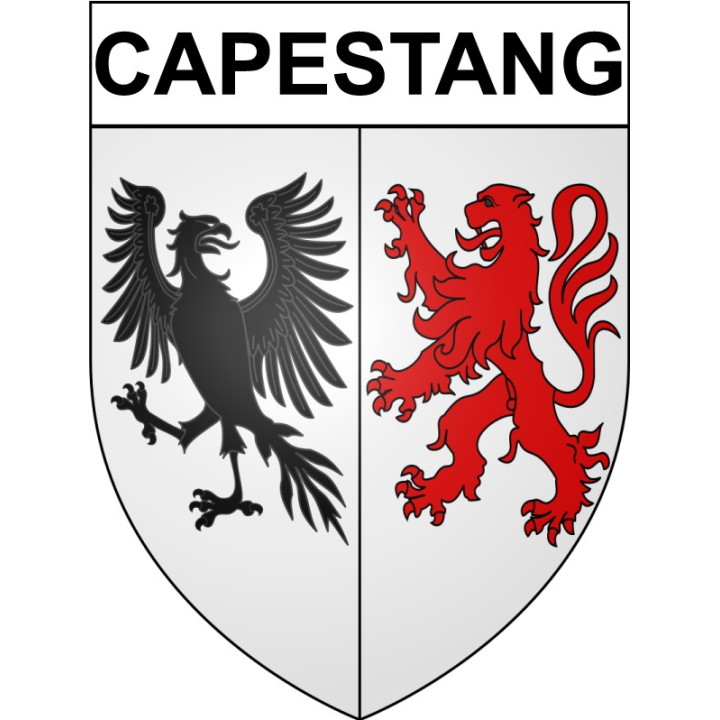 Stickers coat of arms Bazas adhesive sticker
