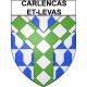 Carlencas-et-Levas 34 ville Stickers blason autocollant adhésif