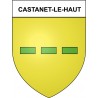 Castanet-le-Haut 34 ville Stickers blason autocollant adhésif