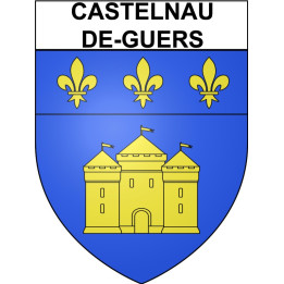 Stickers coat of arms Bazas adhesive sticker