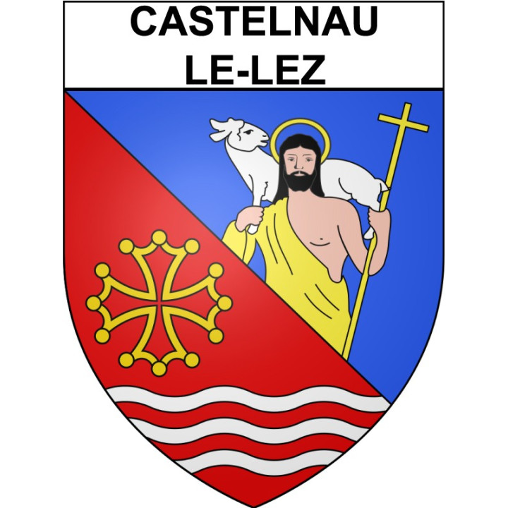 Stickers coat of arms Bazas adhesive sticker