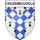 Caussiniojouls 34 ville Stickers blason autocollant adhésif