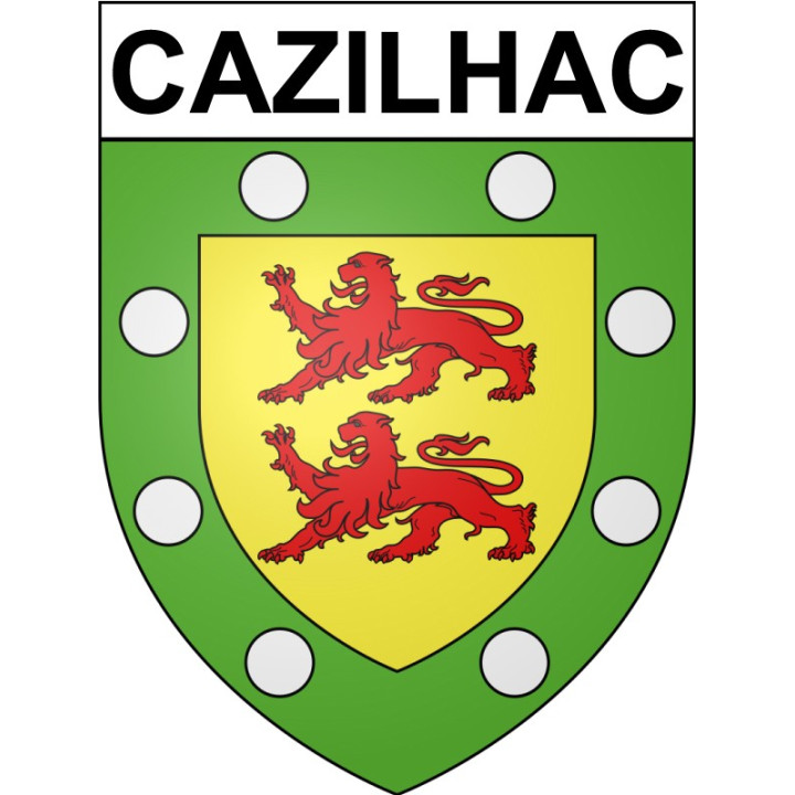 Stickers coat of arms Bazas adhesive sticker