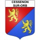 Cessenon-sur-Orb 34 ville Stickers blason autocollant adhésif