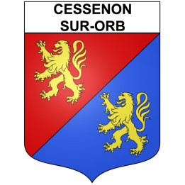 Stickers coat of arms Bazas adhesive sticker