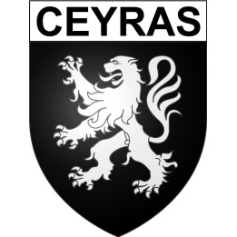 Ceyras 34 ville Stickers blason autocollant adhésif