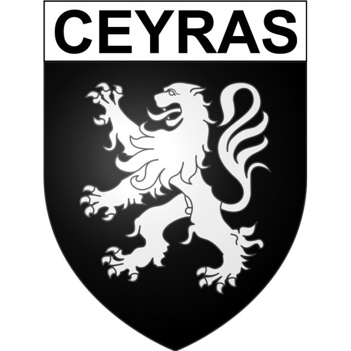 Stickers coat of arms Bazas adhesive sticker