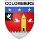 Colombiers 34 ville Stickers blason autocollant adhésif