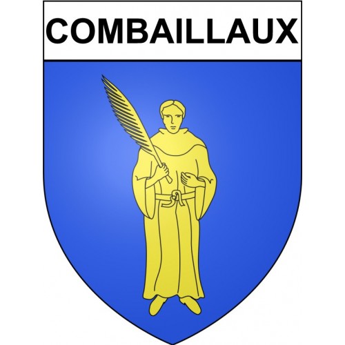 Combaillaux 34 ville Stickers blason autocollant adhésif