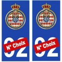 Automobile club Monaco sticker plate sticker