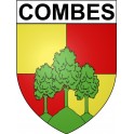 Combes 34 ville Stickers blason autocollant adhésif