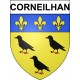 Corneilhan 34 ville Stickers blason autocollant adhésif